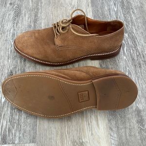 Frye caramel brown mens shoes size 12
